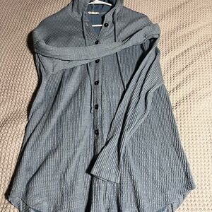 Blue Women's Cardigan Sweater